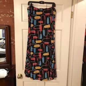 LuLaRoe Maxi Skirt (L)